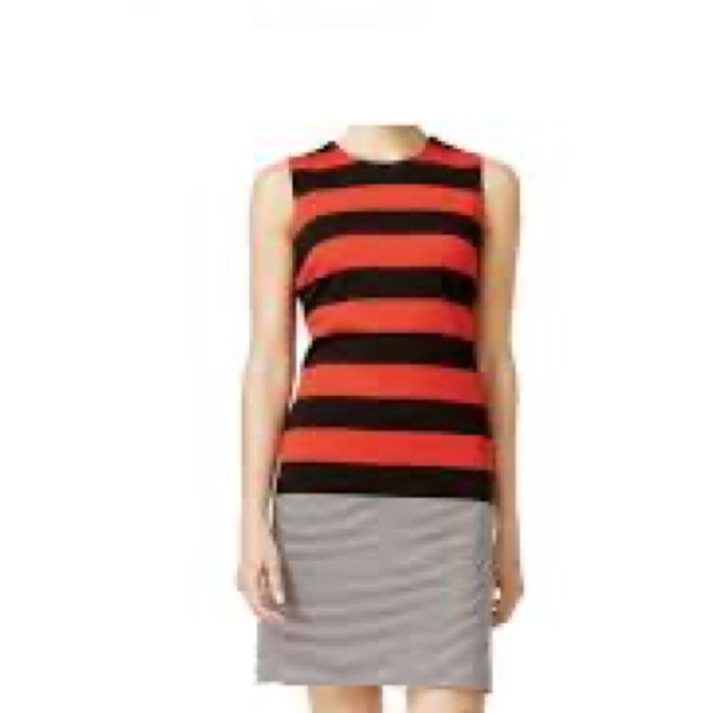 NWT Calvin Klein Striped Sleeveless Dress